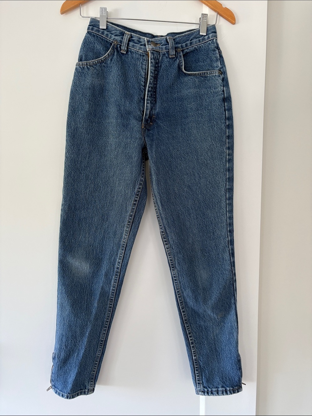 Vintage 80s Bluenotes High-Waist Ankle-Zip Jeans